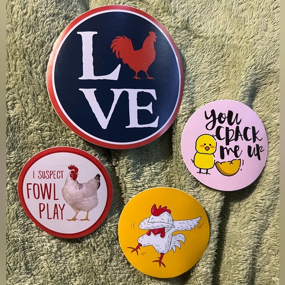 Chicken Stickers Vinyl Decals (TSC 2023 Chick Days Item) - Picture 4 of 9